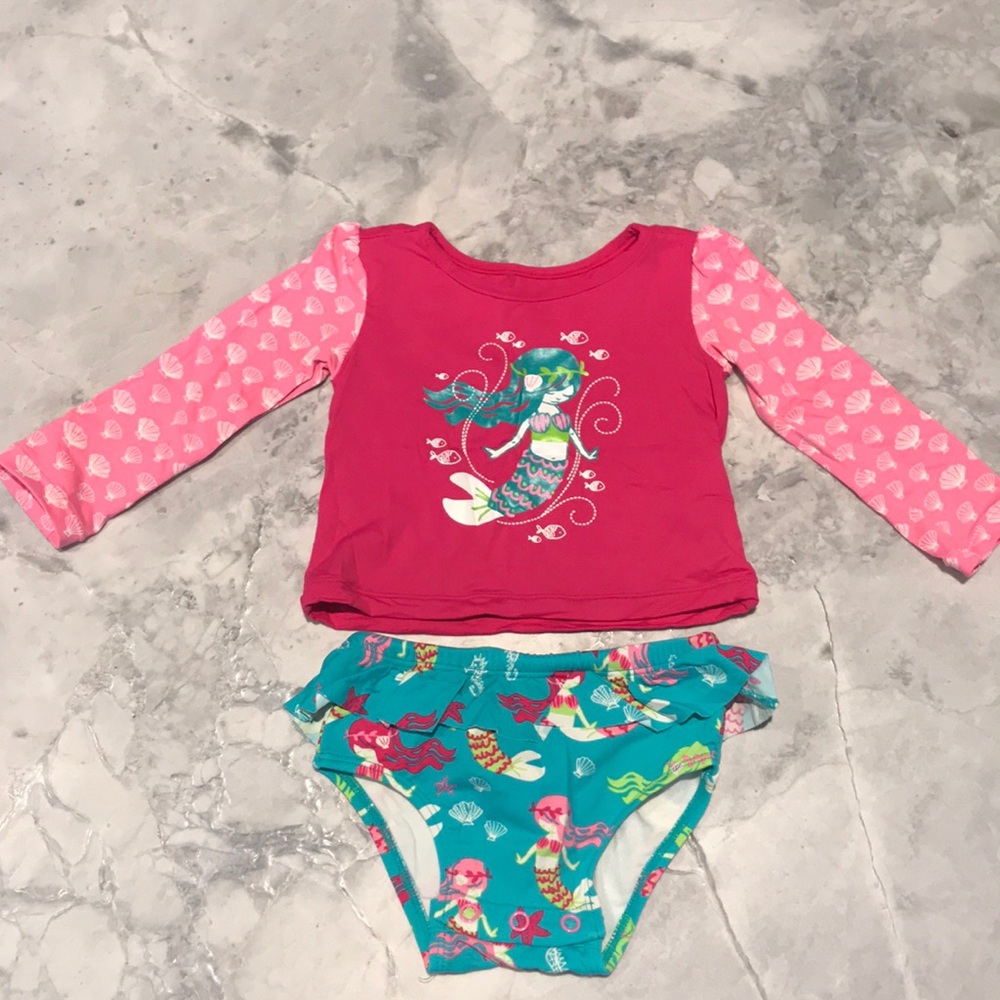 Hatley rashguard swim suit 6-9 mo